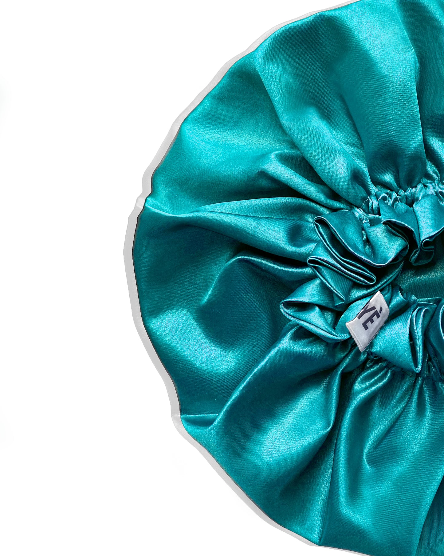 Reversible Ruffle Satin Bonnet – Classic Single Colour