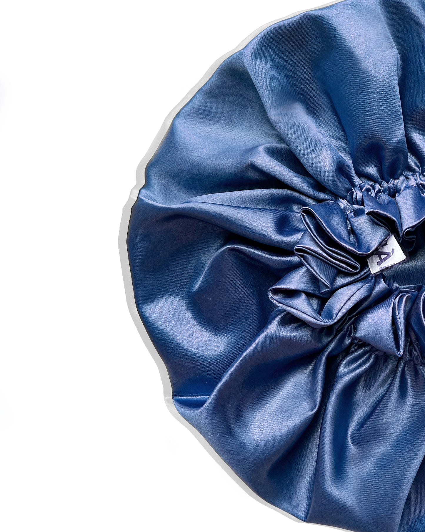 Reversible Ruffle Satin Bonnet – Classic Single Colour